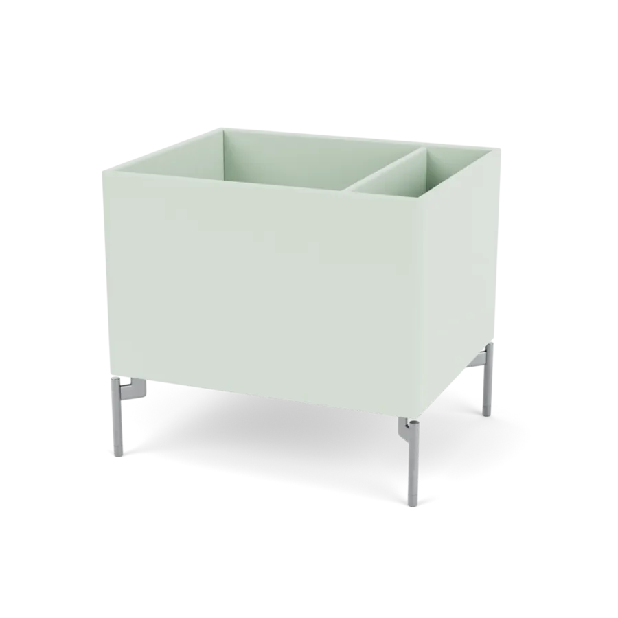 Plantekasse B46,8 cm D38, inkl. ben fra Montana - Mist / Krom - Jacobsen Plus