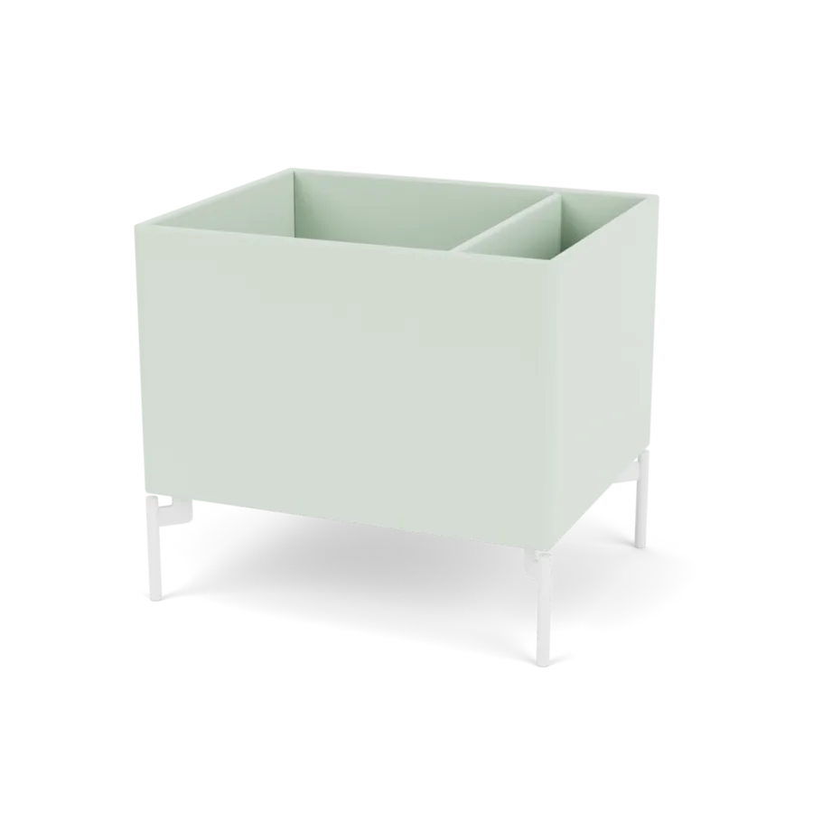 Plantekasse B46,8 cm D38, inkl. ben fra Montana - Mist / Snow - Jacobsen Plus