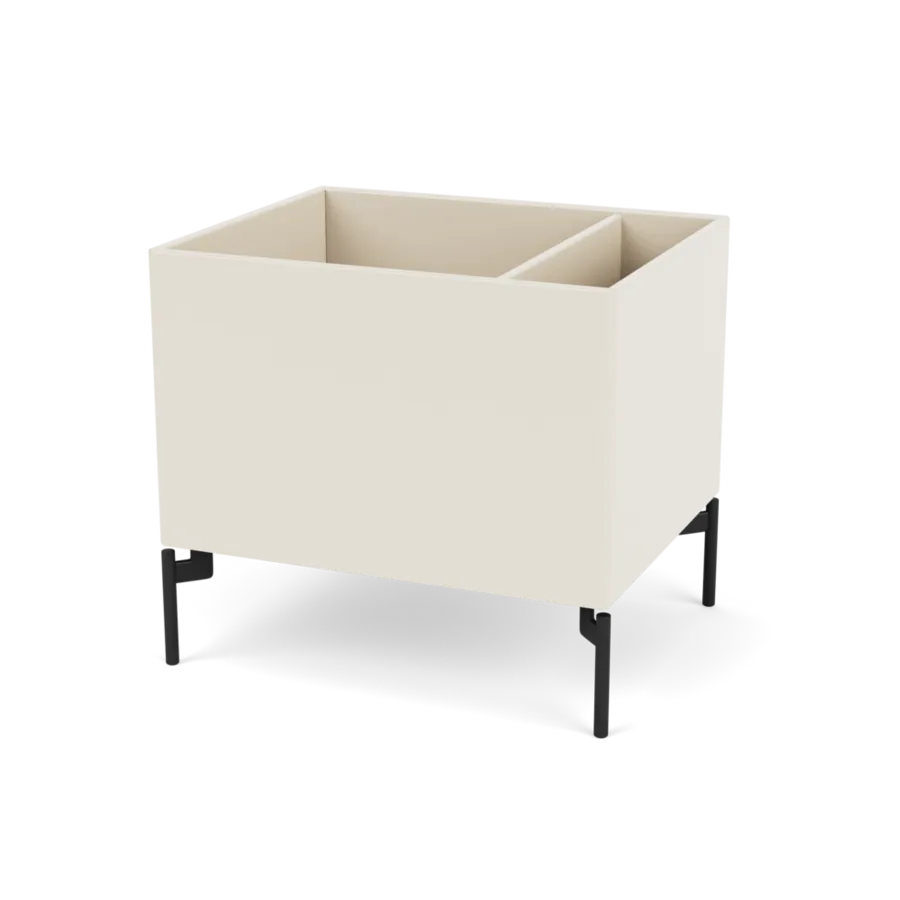 Plantekasse B46,8 cm D38, inkl. ben fra Montana - Oat / Black - Jacobsen Plus