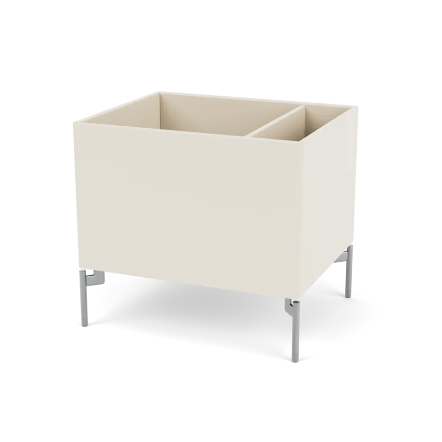 Plantekasse B46,8 cm D38, inkl. ben fra Montana - Oat / Krom - Jacobsen Plus