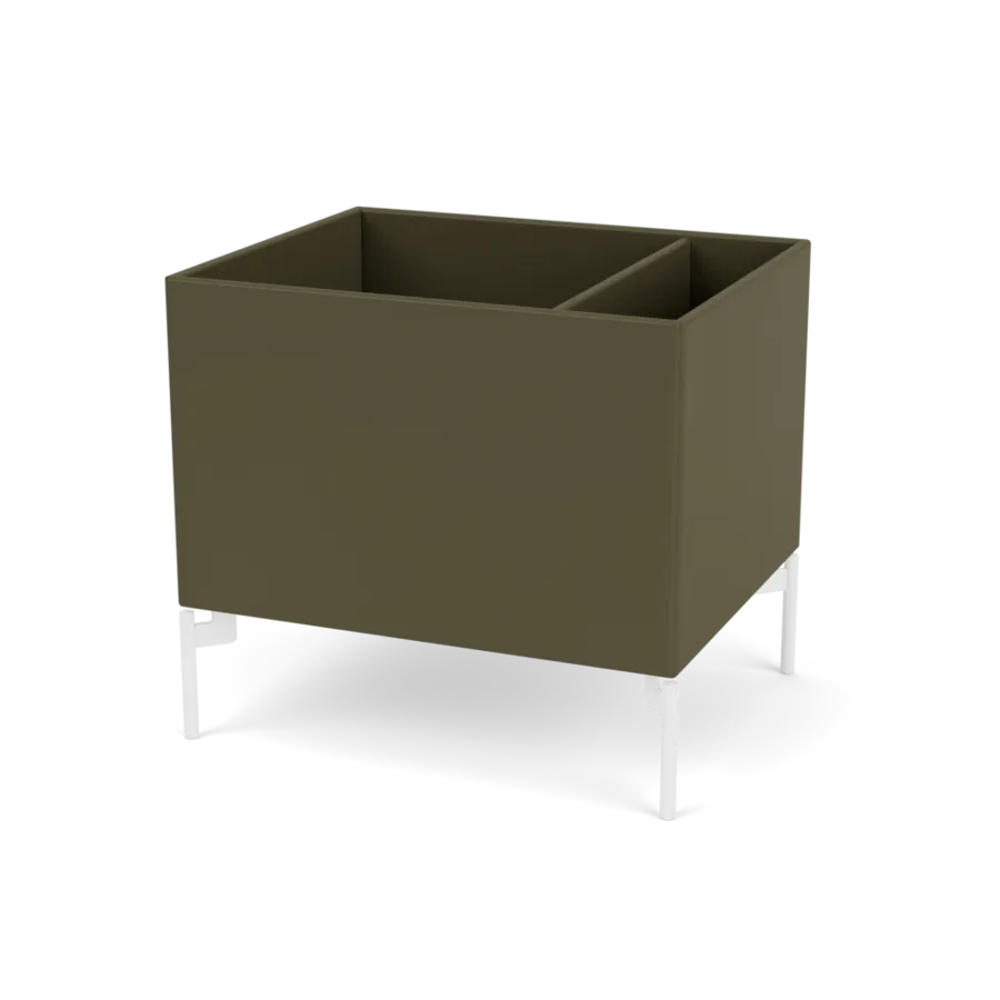 Plantekasse B46,8 cm D38, inkl. ben fra Montana - Oregano / Snow - Jacobsen Plus