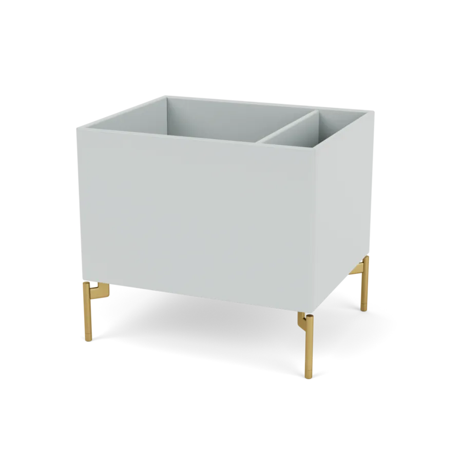 Plantekasse B46,8 cm D38, inkl. ben fra Montana - Oyster / Messing - Jacobsen Plus