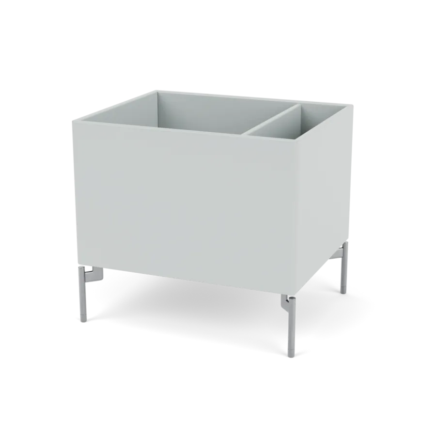 Plantekasse B46,8 cm D38, inkl. ben fra Montana - Oyster / Krom - Jacobsen Plus