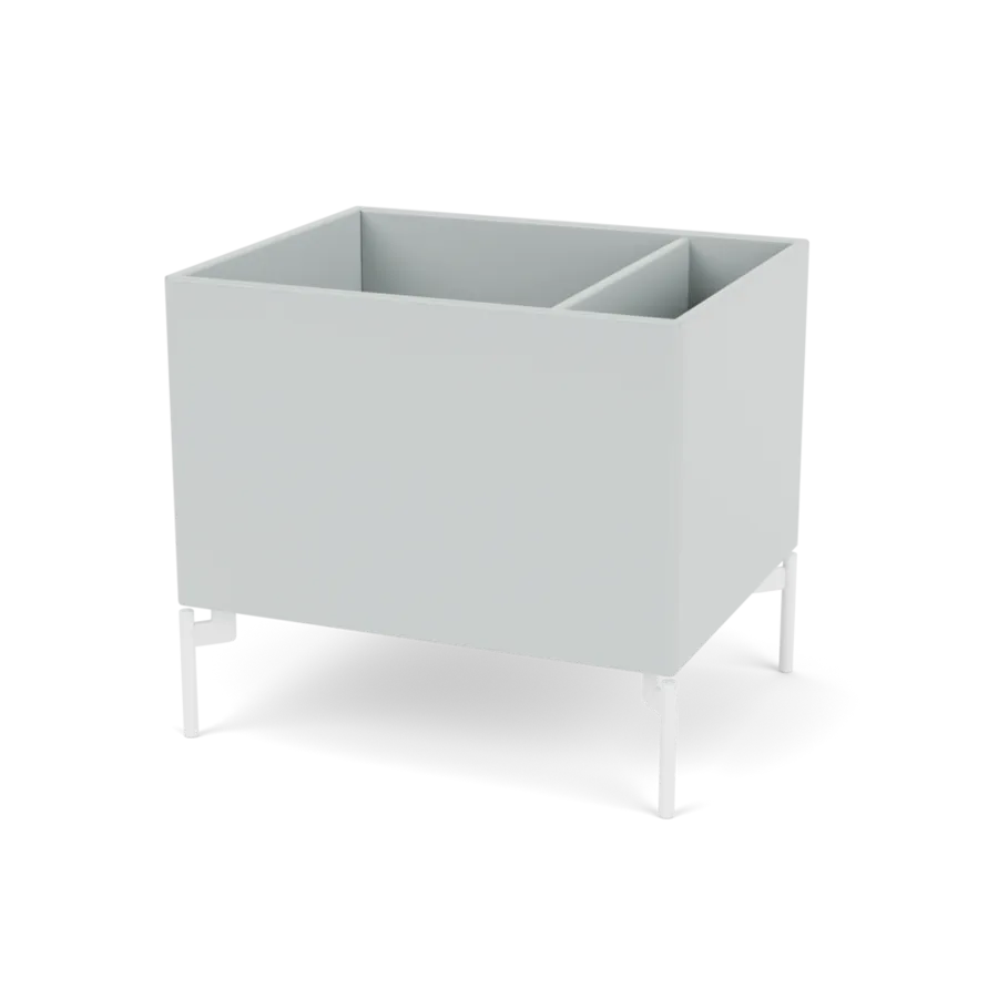 Plantekasse B46,8 cm D38, inkl. ben fra Montana - Oyster / Snow - Jacobsen Plus