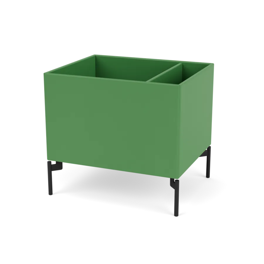 Plantekasse B46,8 cm D38, inkl. ben fra Montana - Parsley / Black - Jacobsen Plus