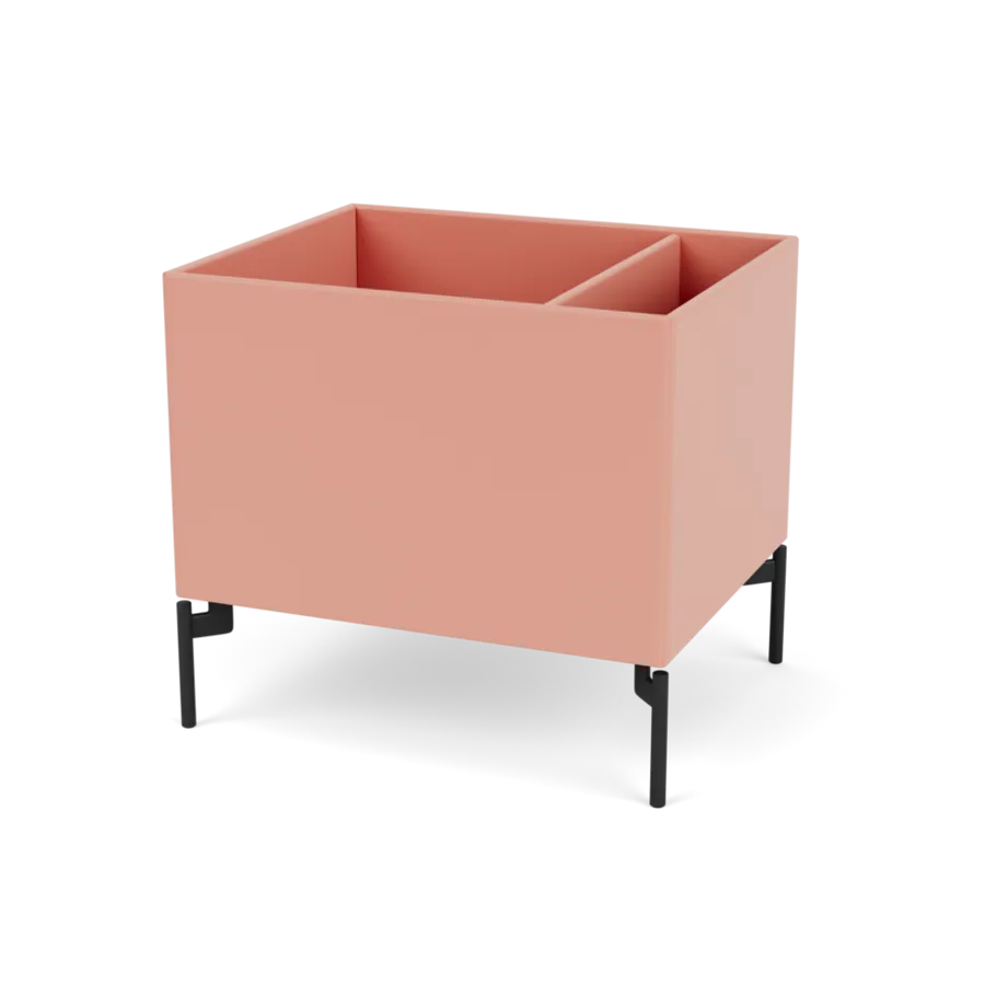 Plantekasse B46,8 cm D38, inkl. ben fra Montana - Rhubarb / Black - Jacobsen Plus