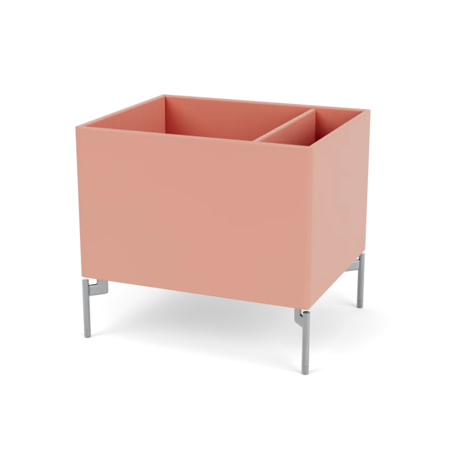 Plantekasse B46,8 cm D38, inkl. ben fra Montana - Rhubarb / Krom - Jacobsen Plus