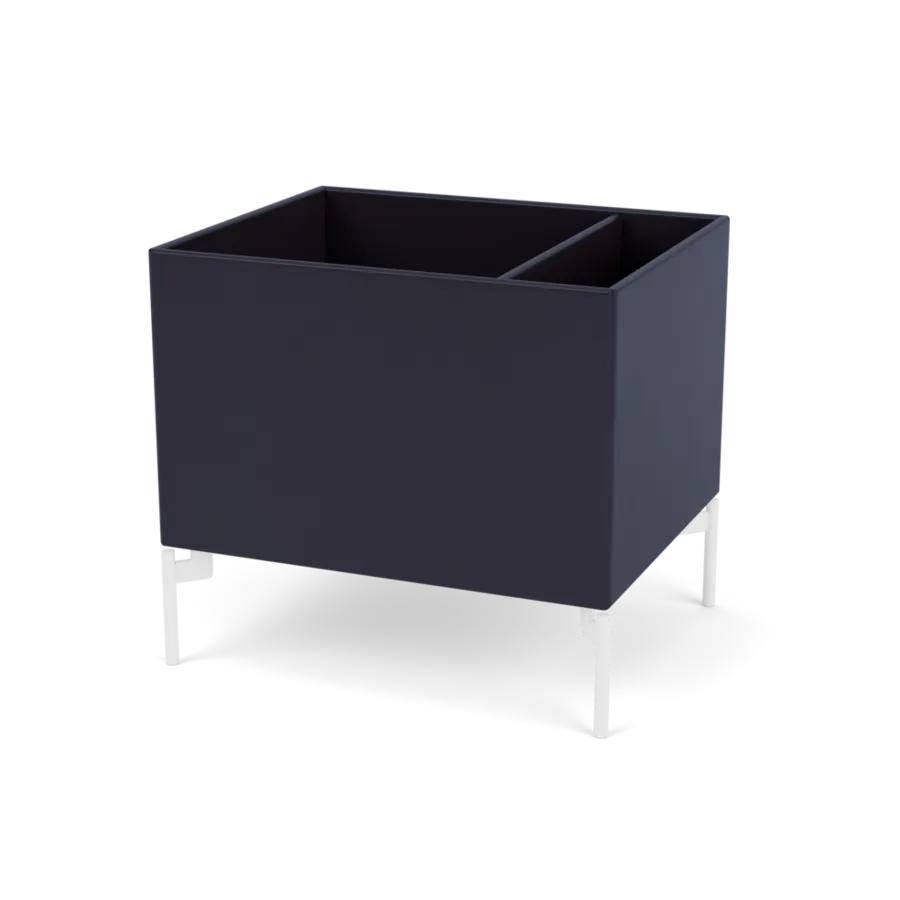 Plantekasse B46,8 cm D38, inkl. ben fra Montana - Shadow / Snow - Jacobsen Plus
