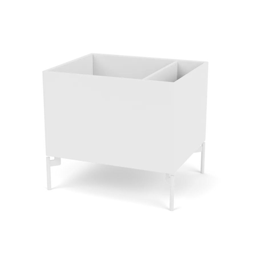 Plantekasse B46,8 cm D38, inkl. ben fra Montana - Snow / Snow - Jacobsen Plus