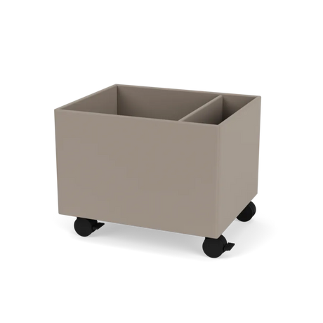 Plantekasse B46,8 cm, inkl. hjul fra Montana - Truffle / Dybde: 38 cm - Jacobsen Plus