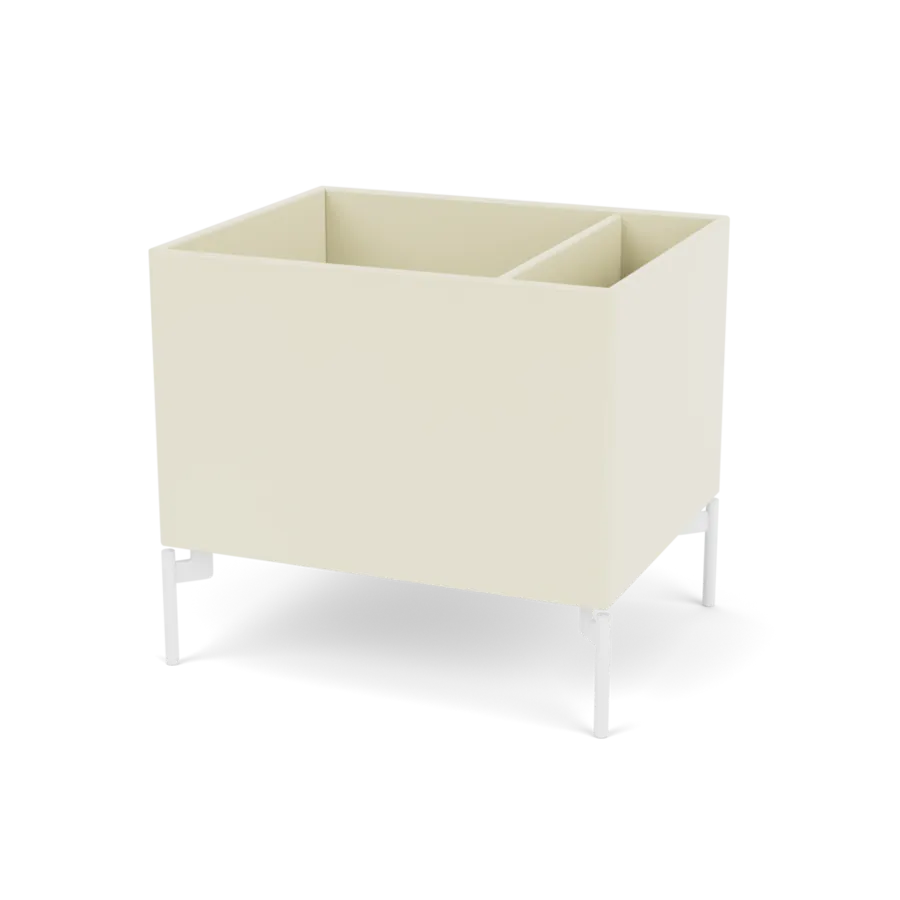 Plantekasse B46,8 cm D38, inkl. ben fra Montana - Vanilla / Snow - Jacobsen Plus