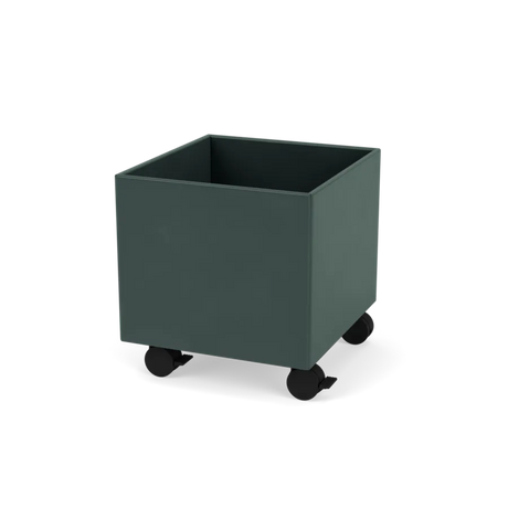 Plantekasse B35,4 cm, inkl. hjul fra Montana - Black Jade / Dybde: 38 cm - Jacobsen Plus