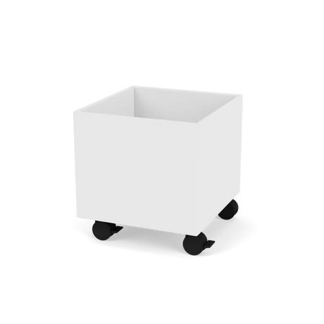 Plantekasse B35,4 cm, inkl. hjul fra Montana - Snow / Dybde: 38 cm - Jacobsen Plus