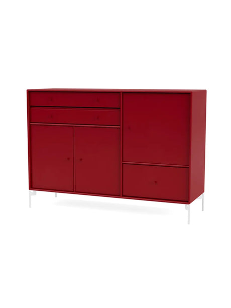 Montana Mega 201202 - Beetroot / Inkl. ben - snow - Jacobsen Plus