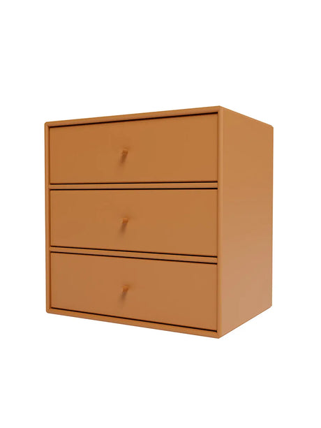 Montana Mini 1007 Modul m. Tre Skuffer - Amber - Jacobsen Plus