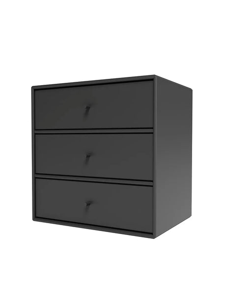Montana Mini 1007 Modul m. Tre Skuffer - Anthracite - Jacobsen Plus