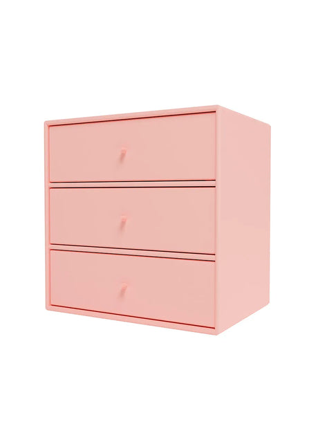 Montana Mini 1007 Modul m. Tre Skuffer - Ruby - Jacobsen Plus