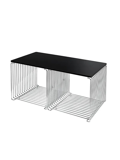 Topplade til Panton Wire fra Montana - Dobbelt: 34,8 x 70,1 cm / Black - Jacobsen Plus