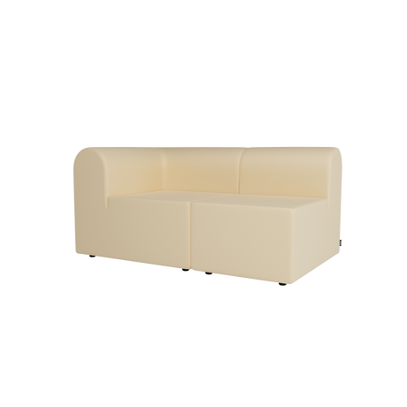 Paradigm Sofa 2-Seater m. åben ende højre fra Montana - Steelcut 240 - Jacobsen Plus