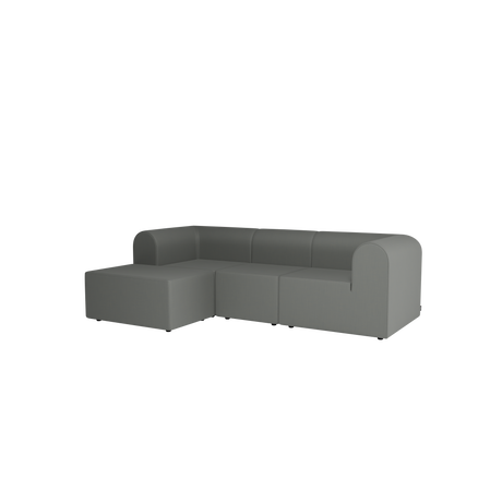 Paradigm 3-personers sofa med pouf venstre fra Montana - Remix 123 - Jacobsen Plus