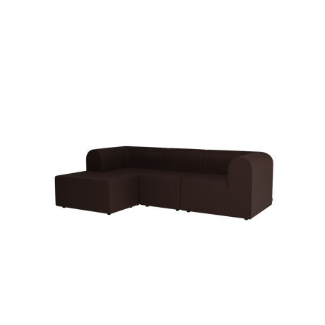 Paradigm 3-personers sofa med pouf venstre fra Montana - Remix 373 - Jacobsen Plus