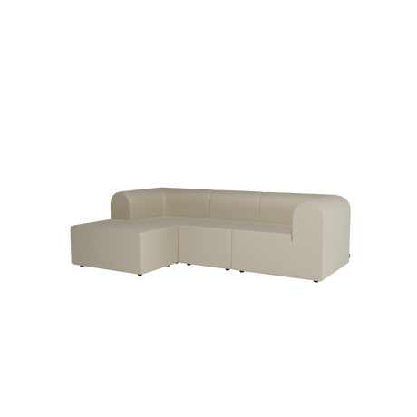 Paradigm 3-personers sofa med pouf venstre fra Montana - Vidar 146 - Jacobsen Plus