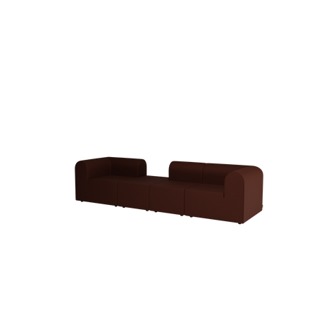 Paradigm 4-personers sofa med armlæn fra Montana - Nobel 61300 - Jacobsen Plus