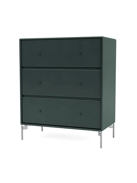 Carry Kommode inkl. ben fra Montana - Black Jade / Krom - Jacobsen Plus