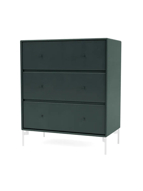 Carry Kommode inkl. ben fra Montana - Black Jade / Snow - Jacobsen Plus