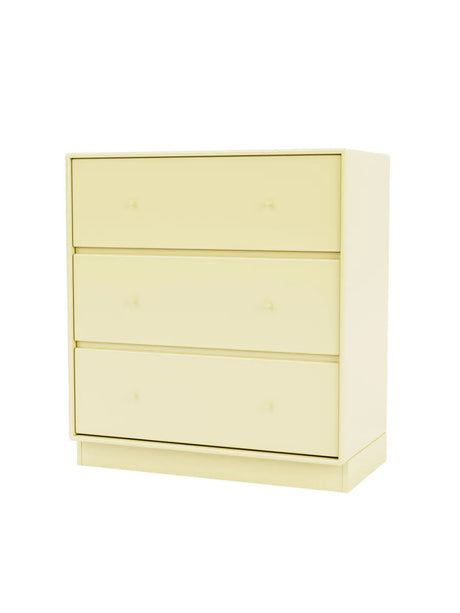 Carry Kommode inkl. sokkel fra Montana - Camomile / Sokkel 7 cm - Jacobsen Plus