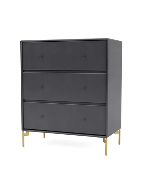 Carry Kommode inkl. ben fra Montana - Coal / Messing - Jacobsen Plus