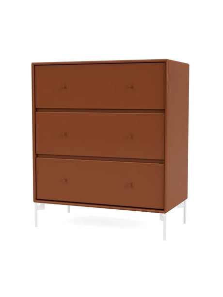 Carry Kommode inkl. ben fra Montana - Hazelnut / Snow - Jacobsen Plus