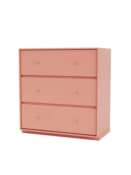 Carry Kommode inkl. sokkel fra Montana - Rhubarb / Sokkel 3 cm - Jacobsen Plus