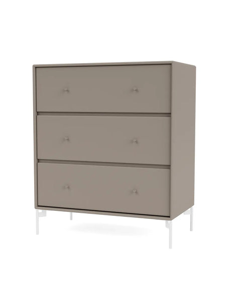 Carry Kommode inkl. ben fra Montana - Truffle / Snow - Jacobsen Plus