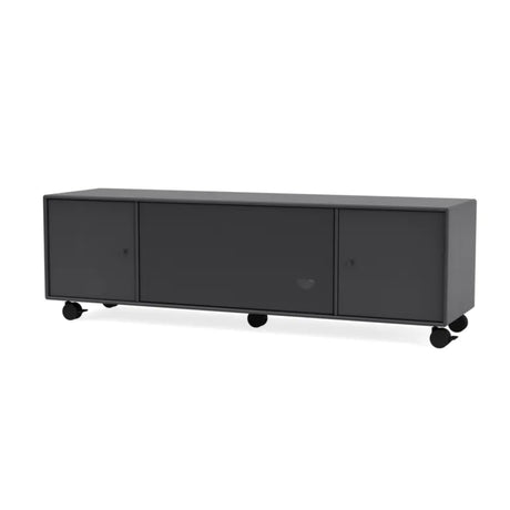 TV & Sound modul Octave III, SI13 medium, inkl. hjul fra Montana - Anthracite - Jacobsen Plus