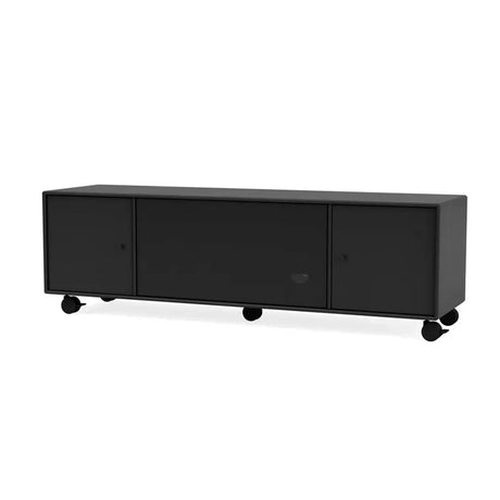 TV & Sound modul Octave III, SI13 medium, inkl. hjul fra Montana - Black - Jacobsen Plus