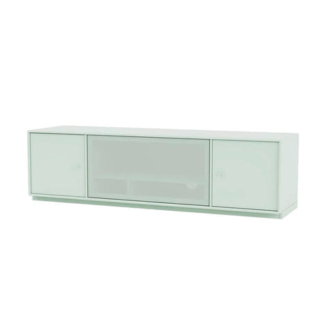 TV & Sound modul Octave III, SI13 medium, inkl. sokkel fra Montana - Mist / 3 cm sokkel - Jacobsen Plus