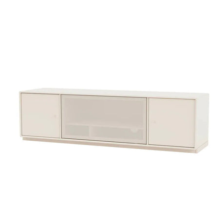 TV & Sound modul Octave III, SI13 medium, inkl. sokkel fra Montana - Oat / 3 cm sokkel - Jacobsen Plus