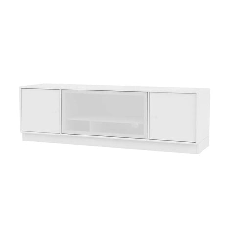 TV & Sound modul Octave III, SI13 medium, inkl. sokkel fra Montana - Snow / 7 cm sokkel - Jacobsen Plus