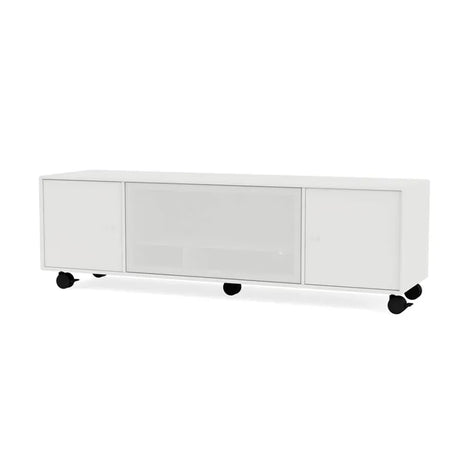 TV & Sound modul Octave III, SI13 medium, inkl. hjul fra Montana - White - Jacobsen Plus