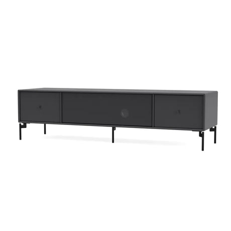 TV & Sound modul Octave II, VI18 medium, inkl. ben fra Montana - Anthracite / Black - Jacobsen Plus