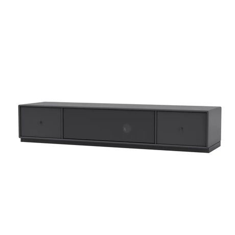 TV & Sound modul Octave II, VI18 medium, inkl. sokkel fra Montana - Anthracite / Sokkel 3 cm - Jacobsen Plus