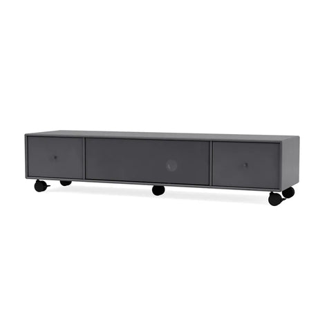 TV & Sound modul Octave II, VI18 medium, inkl. hjul fra Montana - Coal - Jacobsen Plus