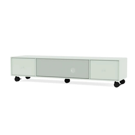 TV & Sound modul Octave II, VI18 medium, inkl. hjul fra Montana - Mist - Jacobsen Plus