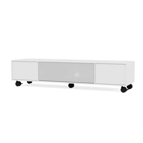 TV & Sound modul Octave II, VI18 medium, inkl. hjul fra Montana - New white - Jacobsen Plus