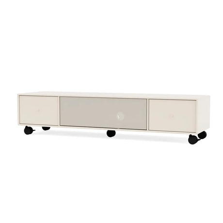 TV & Sound modul Octave II, VI18 medium, inkl. hjul fra Montana - Oat - Jacobsen Plus