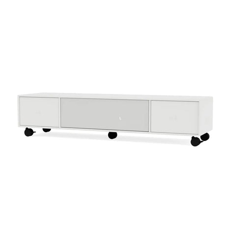 TV & Sound modul Octave II, VI18 medium, inkl. hjul fra Montana - White - Jacobsen Plus