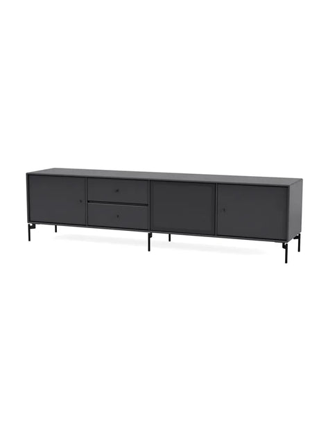 TV & Sound Modul, Octave VIII, inkl. ben fra Montana - Anthracite / Black - Jacobsen Plus