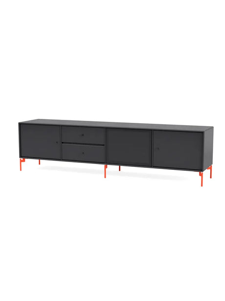 TV & Sound Modul, Octave VIII, inkl. ben fra Montana - Anthracite / Rosehip - Jacobsen Plus