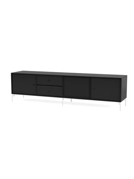 TV & Sound Modul, Octave VIII, inkl. ben fra Montana - Black / Snow - Jacobsen Plus